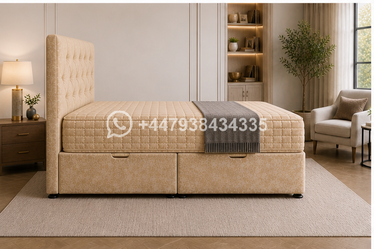 Designer Super King Size Ottoman Bed Frame - Image 2
