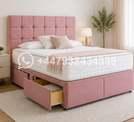 Premium King Size Divan Bed Frame – Strong & Modern Build