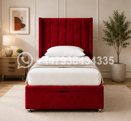 Modern Living Winged Bed – Royal Style Panel Single Bed