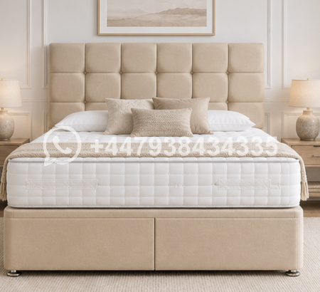 Elegant Super King Size Divan Bed Frame – Luxury Home Furniture