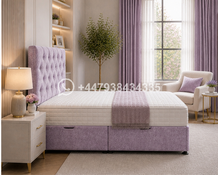 Designer Double Ottoman Bed Frame - Image 3