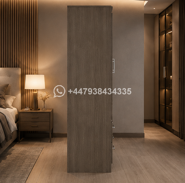 5 Door Wooden Wardrobe – 5 Door Wardrobe with 4 Drawers - Image 4