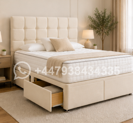 Best Quality Double Divan Bed – Modern & Stylish Bedroom Set