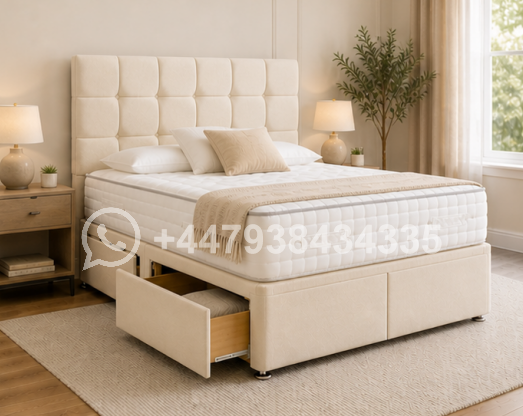 Best Quality Double Divan Bed โ Modern & Stylish Bedroom Set