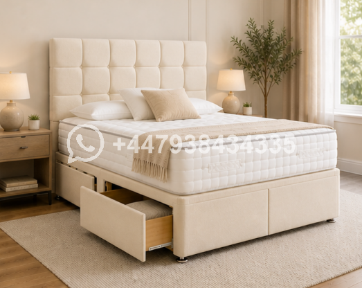 Space Saving Super King Size Divan Bed โ Smart Storage Option