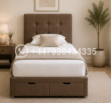 Durable Single Size Divan Bed Frame – Modern Bedroom Collection