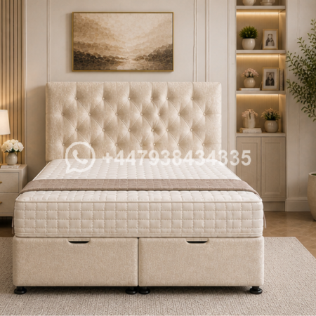 Luxury Double Ottoman Storage Bed