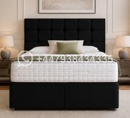 Handmade Double Divan Bed – Classic & Durable Design