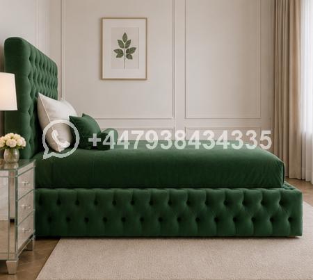 Ambassador Single Green Bed Frame