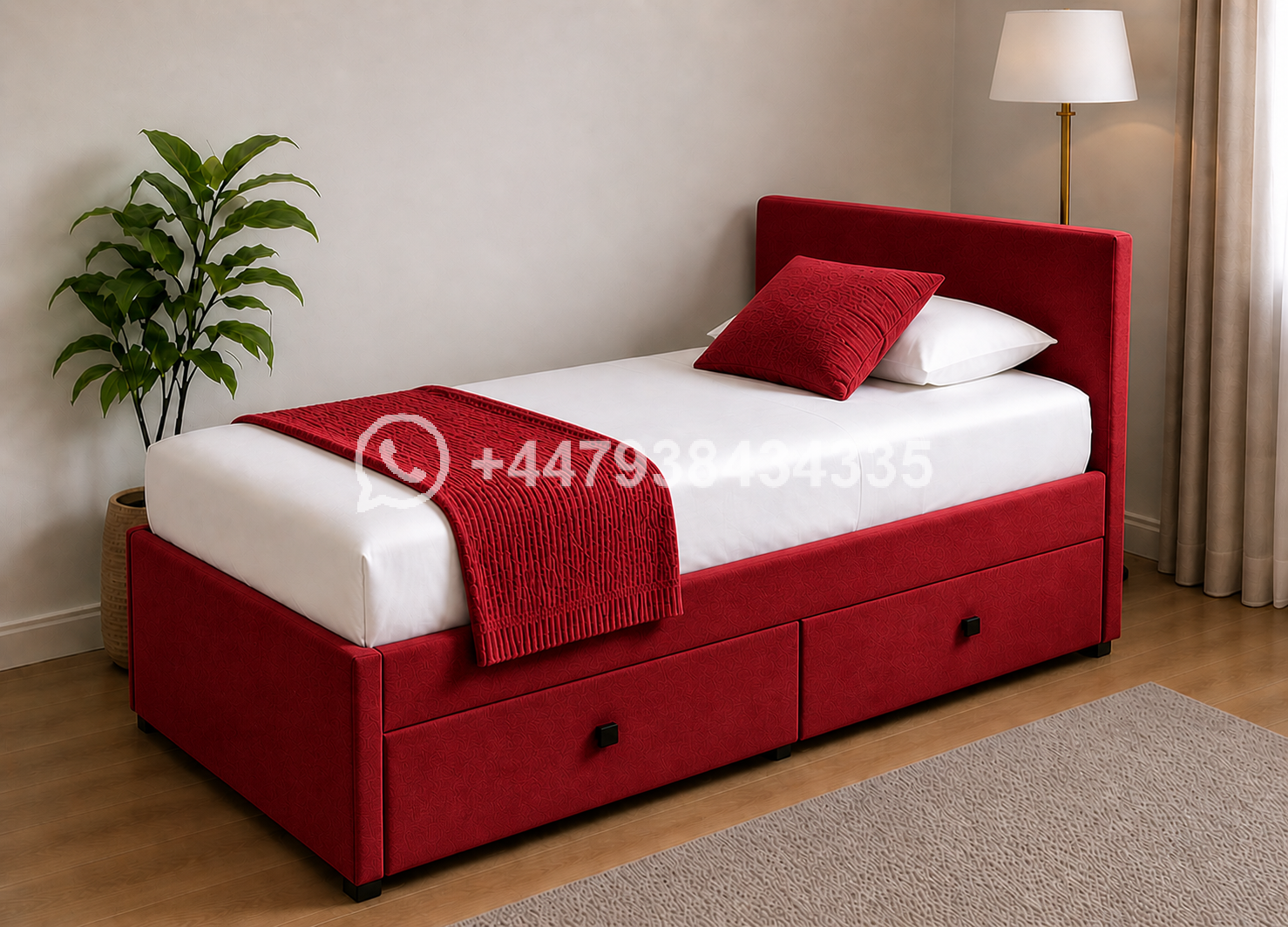 Stylish Divan Single Bed โ Single Bed