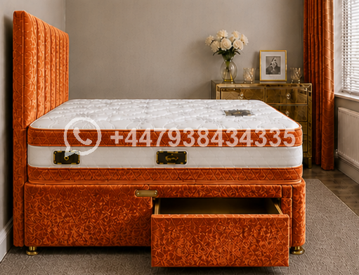 Single Divan Bed Frame โ Stylish & Durable Design - Image 3