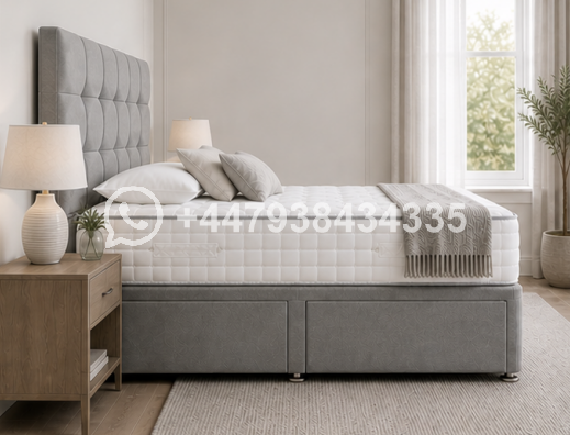 Storage King Size Divan Bed โ Space Saving & Practical Design - Image 3