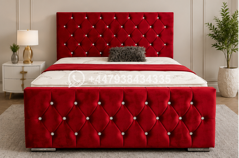 Florida Wooden Double Bed with Luxury Comfort - Image 2