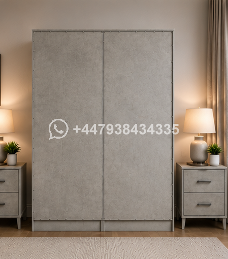 Durable 4 Door Wardrobe – Stylish Wooden Wardrobe – Spacious 4 Door Wardrobe – Luxury Family Storage Solution - Image 5