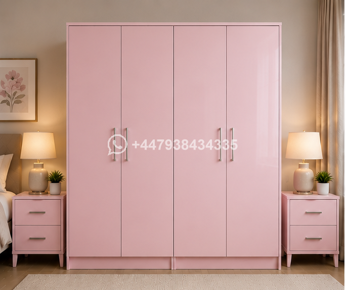 4 Door Wardrobe – Wooden Wardrobe – 4 Door Wardrobe – Professional 4 Door Wardrobe – Premium Quality Finish