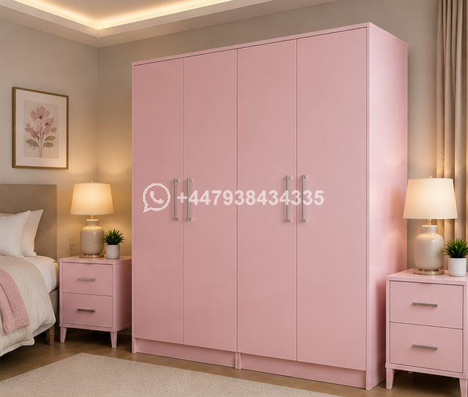 4 Door Wardrobe – Wooden Wardrobe – 4 Door Wardrobe – Professional 4 Door Wardrobe – Premium Quality Finish - Image 2
