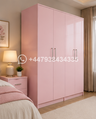 4 Door Wardrobe – Wooden Wardrobe – 4 Door Wardrobe – Professional 4 Door Wardrobe – Premium Quality Finish - Image 3