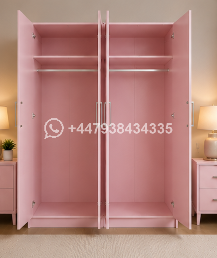 4 Door Wardrobe – Wooden Wardrobe – 4 Door Wardrobe – Professional 4 Door Wardrobe – Premium Quality Finish - Image 4