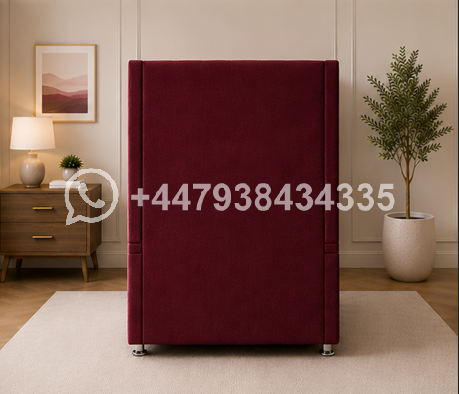Panel Winged Bed – Luxury Wingback Panel Single Bed - Image 2