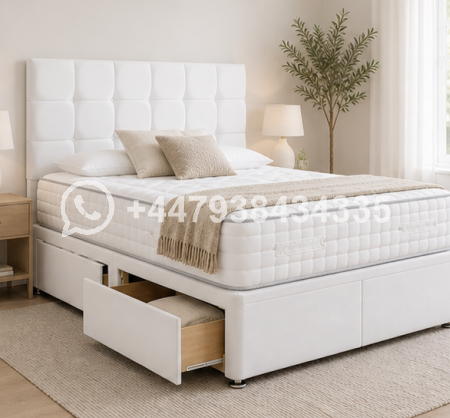Luxury Super King Size Divan Bed – Stylish & Durable Design