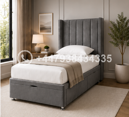 Panel Winged Single Bed – Space Saving Winged Single Bed - Image 3