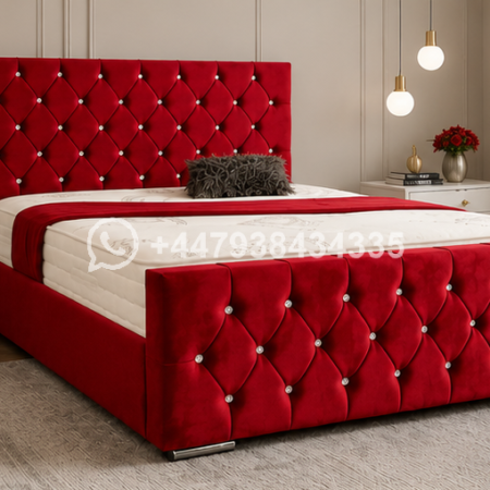 Florida Wooden Double Bed with Luxury Comfort