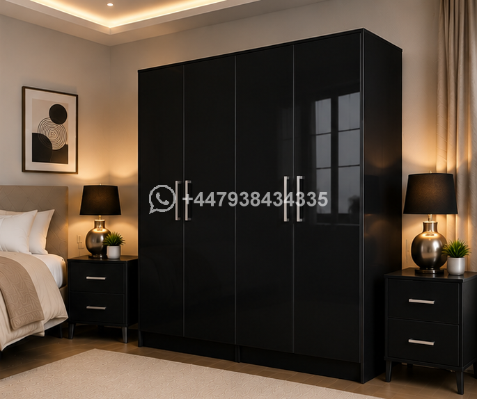 4 Door Wardrobe – High Quality 4 Door Wardrobe – Wooden 4 Door Wardrobe - Image 2