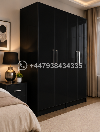 4 Door Wardrobe – High Quality 4 Door Wardrobe – Wooden 4 Door Wardrobe - Image 5