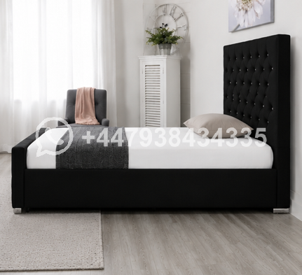 Florida Modern Single Bed – Florida Single Bed Black - Image 4