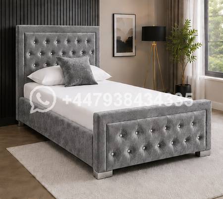 Single Bed – Hilton Single Bed – Modern Elegant Headboard Bed