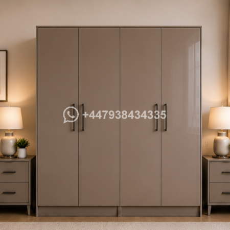 4 Door Wardrobe – Wooden 4 Door Wardrobe – Deluxe 4 Door Wardrobe – Stylish Bedroom Furniture