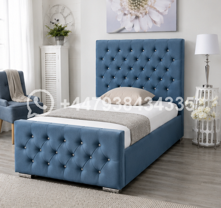 Florida Classic Single Bed Design – Florida Single Bed Bleu Colour