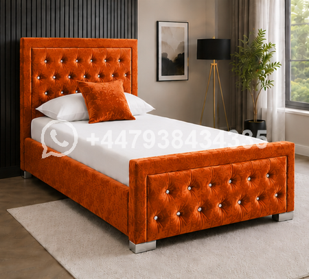 Single Bed – Hilton Single Bed – Luxury Soft Upholstered Bed