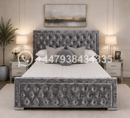 Luxury Double Bed Frame – Hilton Double Bed – Stylish Bedroom Centrepiece - Image 2