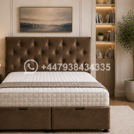 3 Contemporary Double Ottoman Storage Bed
