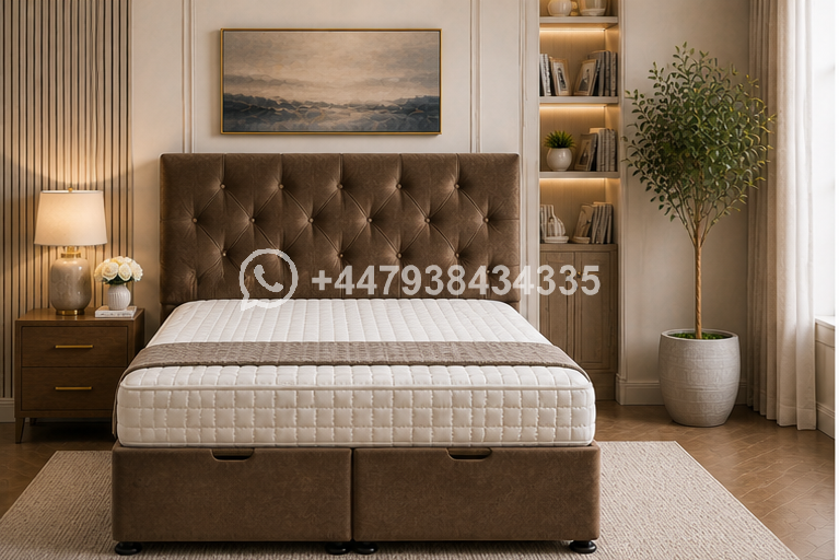 3 Contemporary Double Ottoman Storage Bed