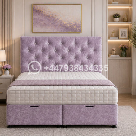 Designer Double Ottoman Bed Frame