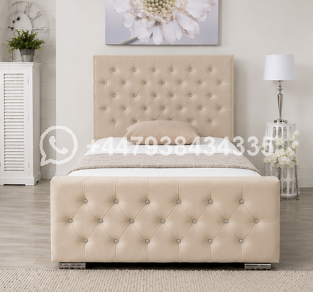 Florida Wooden Single Bed Frame – Florida Single Bed Beige Colour