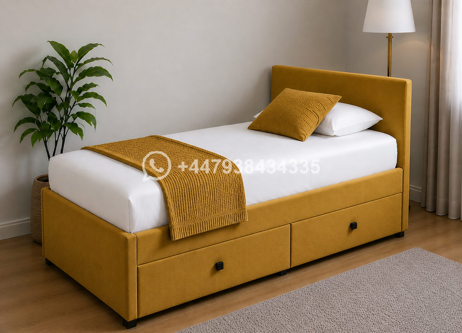 Divan Single Bed with Storage