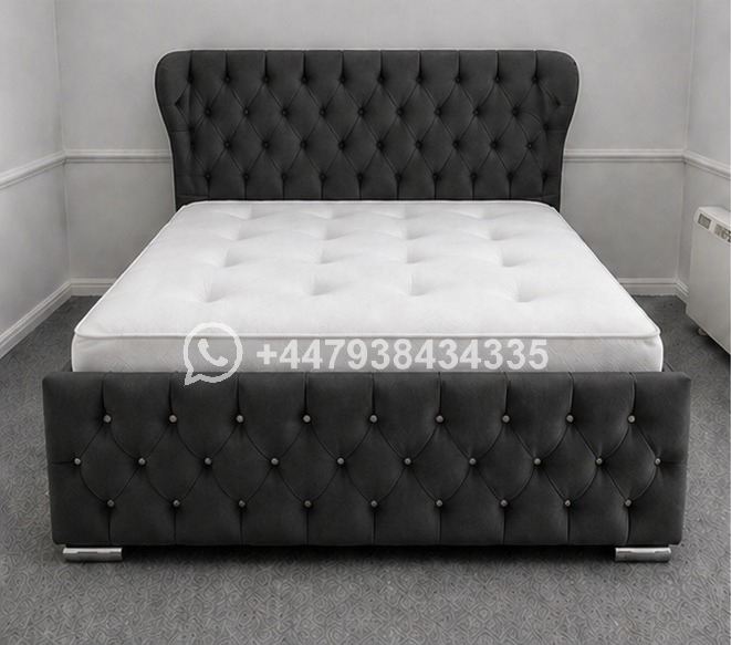 Oxford Wingback Premium King Bed – King Bed