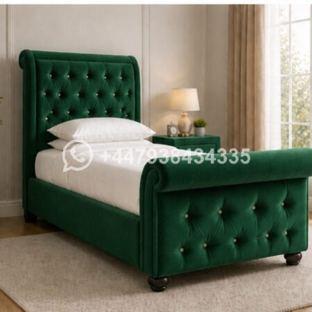 Sleigh Single Bed – Timeless Bedroom Furniture