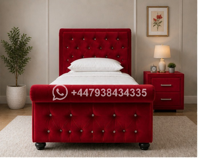 Sleigh Single Bed – Timeless Bedroom Furniture - Image 4