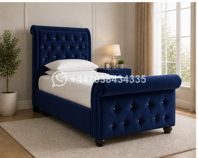Sleigh Single Bed Frame