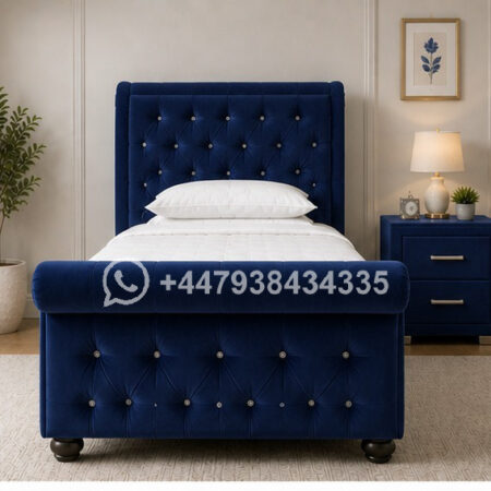 Sleigh Single Bed Frame