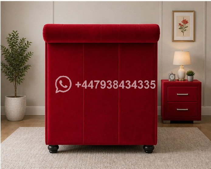 Sleigh Single Bed – Timeless Bedroom Furniture - Image 2