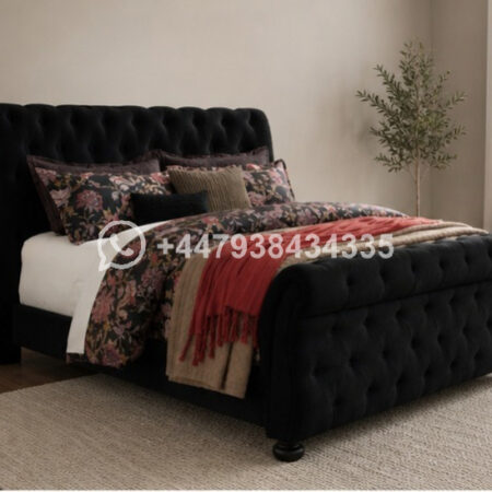 Sleigh Super King Size Bed Frame – Contemporary Style