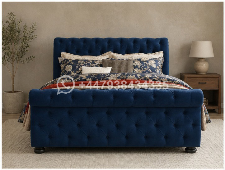 Sleigh Double Bed – Classic Luxury Bed