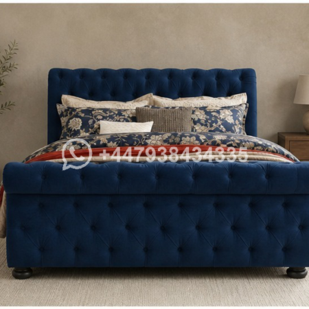 Sleigh Double Bed – Classic Luxury Bed