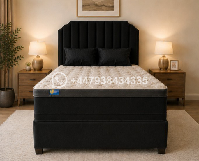 Luxury King Size Divan Bed with or without Mattress - Image 2