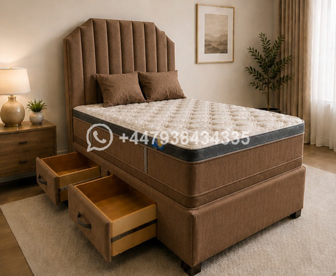 Super King Size Divan Bed with Mattress Set Available